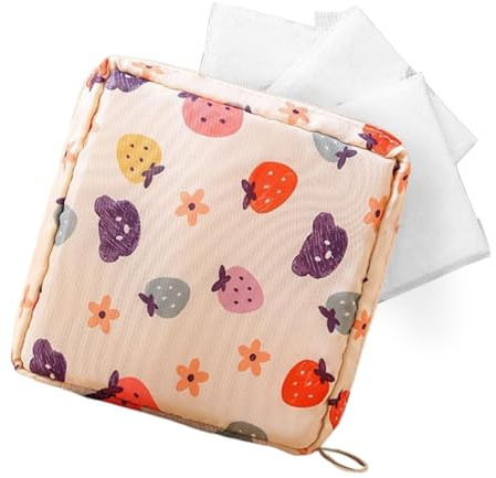 Pochette menstruelle imprimée - Petit Sac Mignon - Pochette menstruelle | portable pour filles et femmes - Pour protège-slips / serviettes hygiéniques / petits tampons