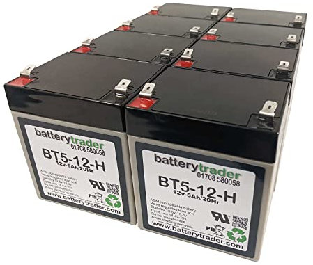 BatteryTrader® battery pack compatible with APC RBC121 batteries for UPS system