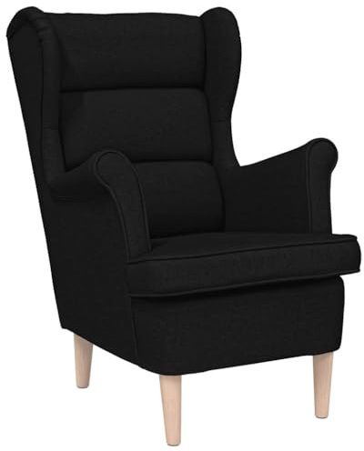 vidaXL Fåtölj svart 74x84x100 cm tyg, vardagsrumsfåtölj, vardagsrumsfåtöljer, tv-fåtöljer, vardagsrumsfåtöljer, tv-fåtölj, sammetsfåtölj