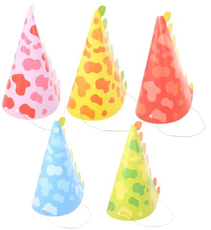 WEKADRIN 10pezzi Cappelli Compleanno Per Ragazzo Ragazza Ragazza Tema Cappelli in Accessori Per Feste Compleanno Decorazioni Per Feste Regali Per Ragazzo