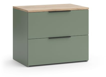 Vicco Commode avec tiroirs Wido, Vert, 60x50cm