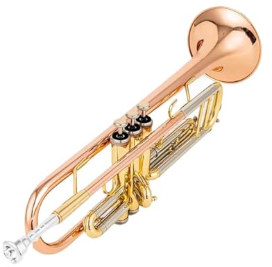 Trompete B-Blechblasinstrument für Anfänger und Profis(Red)