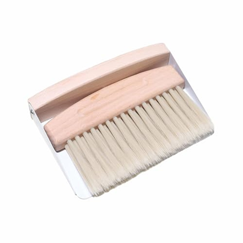 Tyatiyzn 2 Pièces Brosses Table Pelle à Poussière, Balayette De Table, Brosses Bois Petite, La Cuisine Et La Table à Manger