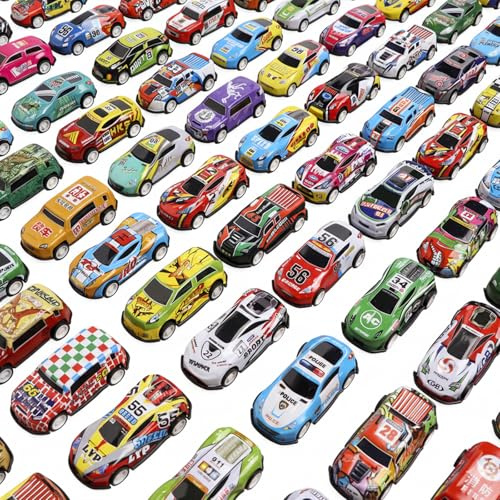 30 Stück Spielzeugautos Set, Matchbox Autos, Mini Autos aus Legierung, Rückziehautos für Kinder, Kleine Autos & Kinder Auto Spielzeug für Mitgebsel Kindergeburtstag & Adventskalender Füllung