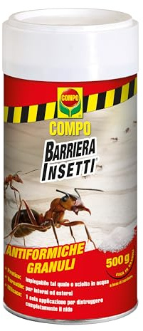 COMPO Antiformiche in Granuli, Esca Per Formiche, 500gr | Distrugge l'intero formicaio grazie ai granuli che le formiche trasportano nel nido