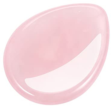 CrystalTears Rose Quartz Crystal Worry Stone Thumble Polished Healing Crystals Pocket Palm Stone Thumb Worry Stones for Anxiety Stress Relief Crystal Therapy