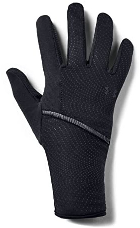 Under Armour Damen Handschuhe Storm Run Liner, Schwarz, LG, 1320484-002