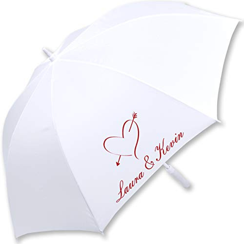 iX-brella Mr.&Mrs. Hochzeitsschirm personalisiert mit Namen