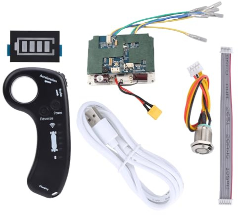 BuyWeek Elektrisches Skateboard Controller ESC Set, Fernbedienung Elektrisch Longboard Controller Sinusoid Dual Drive Nabenmotor Control Panel ESC Elektroroller Zubehör