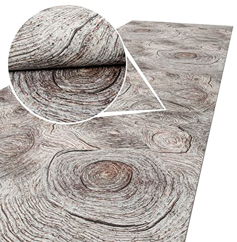 ANRO Küchenläufer Teppichläufer abwaschbar Küchenteppich Flurläufer Holz Maserung waschbar Antirutsch 65x160cm Viele Größen/Muster