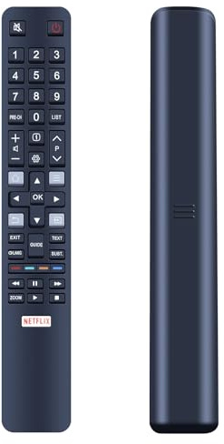 GOUYESHO Télécommande de Rechange RC802N YUI2 pour TV Thomson TCL LED 32DS520 50DP660 55EP680 65DC760 65EP640 65EC780 U43P6006 U43P6046 U49C7026 U55P6006 16 U6. 0P6026