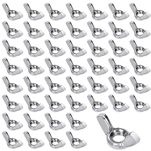 GUNGY Dado a Farfalla M5 Dadi ad Alette in Acciaio Inossidabile Ala Accessori per Fissaggio Fai da te Fasteners Hardware 50 Pezzi