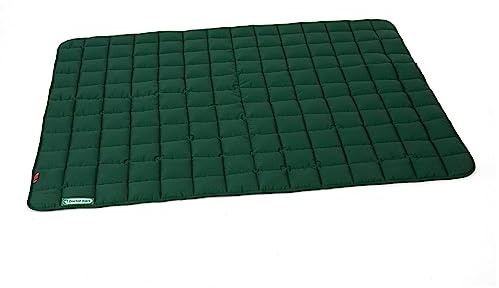 Doctor Bark Hundedecke – weiche, hochwertige Hundematte für sehr große Hunde, robuste Indoor-Outdoor Liegedecke, waschbar bis 95 °C (Gr. XXL, 140x110 cm, Grün)