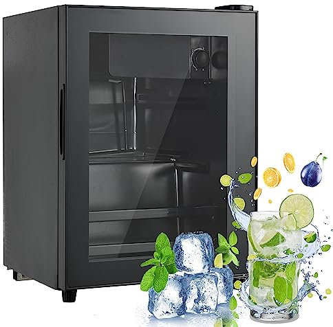 kubeier Mini frigo Réfrigérateur Congélateur, Mini Refroidisseur de Boissons 55L pour Chambre et Bureau, Fonctionnement Silencieux, système de Refroidissement de compresseur