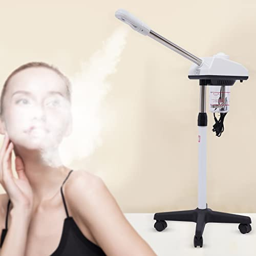 Professioneller Gesichtsdampfer Nano Ion Warmer Dampf 750W für Haus Spa Schönheitssalon Luftbefeuchter mit Ozon Dampfer Poren Glättend Strahlend Reinigend Hautverjüngung