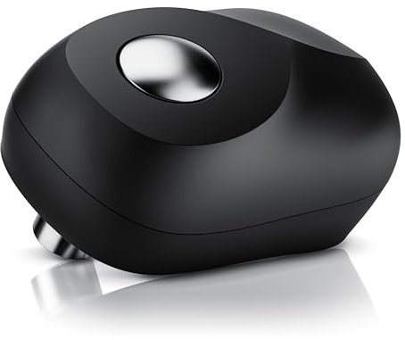 Arendo Electric Can Opener One Touch Design, Automatic 360° Rotation Cordless Tin Opener for Arthritic & Arthritis Hands, for All Can Types, Hands Free Operation Can Openers, No Sharp Edges, Hygienic