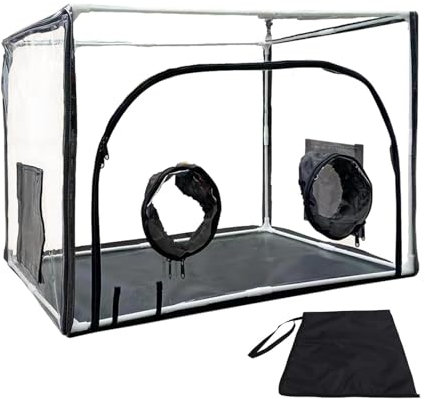 Mycology Still Air Box - da allevamento per funghi, set di coltivazione di funghi, con cappa aspirante ben visibile per substrato spore fungine