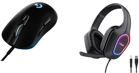 Logitech G403 HERO gaming & Trust Gaming GXT 419 Rayne Lightweight