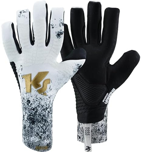 KEEPERsport Torwarthandschuhe Varan8 Hero Power, 25 Years Limited Edition, Fußballhandschuhe Unisex, ohne Lasche, Größe: 8,5