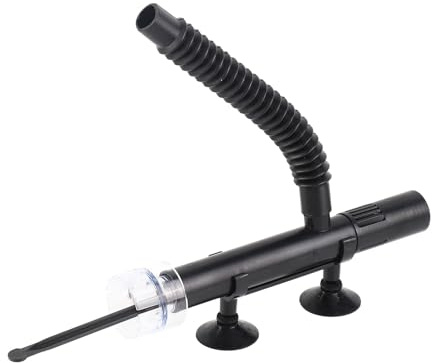 lvifloae Mini Aquarium Wasseroberfläche Ölfilmprozessor kleines Riff Aquarium Spezial Skimmer Stille Ölfilmentferner für 5-30 Liter Low-Wasserspiegel-Sicherheitsdesign Koralle