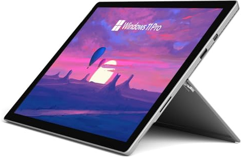 Microsoft Surface Pro 5 Tablet PC, 12.3 Touchscreen (2736 X 1824) Tablet, Intel Core i5-7300U 2.6GHz-3.5GHz, 4GB DDR4 RAM, 128GB SSD, No Keyboard, Camera, Windows 11 Pro (Renewed)