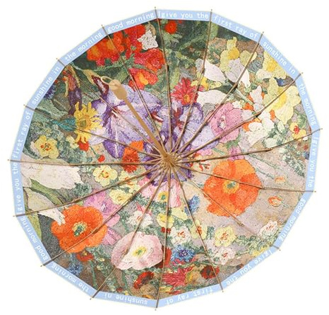 LCSVCCXA Parasol de Pluie, Mini Parapluie Léger pour L'extérieur, Les et La Plage, Style A
