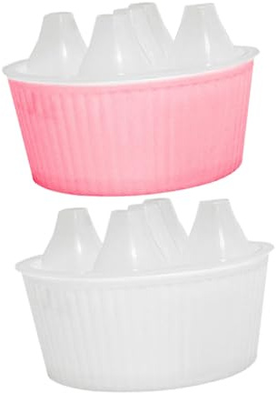 CLISPEED 2 pezzi Vaso Idrocoltura per Bulbi di e Giunchiglia Piccolo Vaso Decorativo da Interno per Piante Contenitore da Scrivania con Indicatore Acqua