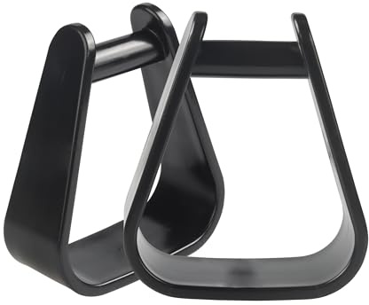 HackFond 2pcs Kids Safety Western Stirrups, Horse Riding Stirrups Equestrian Training Tool, Children Western Riding Accessory