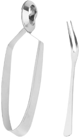 GARVALON Pinze alla Lumache per Resistenti Acciaio Inossidabile in Ruggine al Calore Set, Accessorio Raffinata per Cena in Cucina