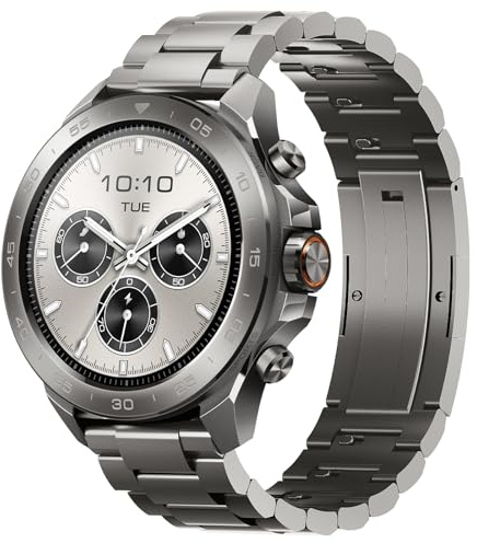 Mibro GS Explorer S Full Ti Smartwatch, Mappe Offline, GPS Dual Band,10 ATM | Cinturino in Titanio, 48mm, 1.32 AMOLED, Monitoraggio Fitness, 20 Giorni Autonomia, Chiamate Bluetooth, per Android/iOS