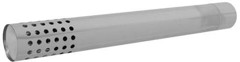 TOYANDONA Stainless Steel Flue Exhaust Tube Chimney Pipe Extension Corrosion Resistant Efficient Exhaust Silver Indoor Home Use for Water Heater and Wood Burning Stove