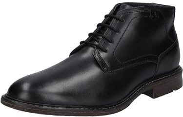 Josef Seibel Hombre Botines con Cordones Earl 04, de Caballero Botines,Ancho G (Normal),Plantilla Desmontable,Negro (Schwarz),46 EU / 11 UK