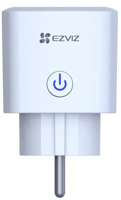 EZVIZ WLAN Smart Plug mit Fernbedienung, intelligente Steckdose ohne Hub, funktioniert mit Handy, Zeitplan und Timer, kompatibel mit Alexa, mini & klein, T30-A weiß