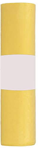 WELL HOME MOBILIARIO & DECORACIÓN Bolsas DE Basura 10 Unidades DE 120L Color Amarillo