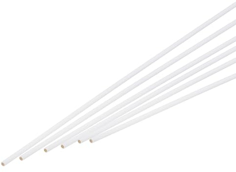sourcing map 6Pcs Brass Brazing Rods Flux Coated, Phosphor Copper Solder, Low Temperature Welding Sticks 3/32x9/64x20 for Copper Repair, HVAC