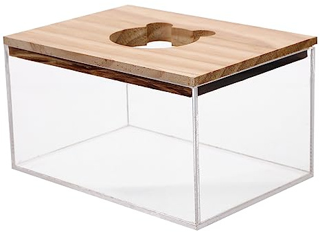Abaodam Hamsterbadewanne Aus Transparentem Material Robuste Sandbadewanne Für Käfige Wiederverwendbares Hamsterbadezimmer Für Täglichen Gebrauch Geeignet Für Hamster Rennmäuse Und Chinchil
