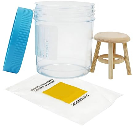 i-Beeboo Funny Nurse Gifts Novelty Stool Sample Gag Gift Set, Medical Office Prank Container with Bag White Elephant Gift for Doctors Women Men