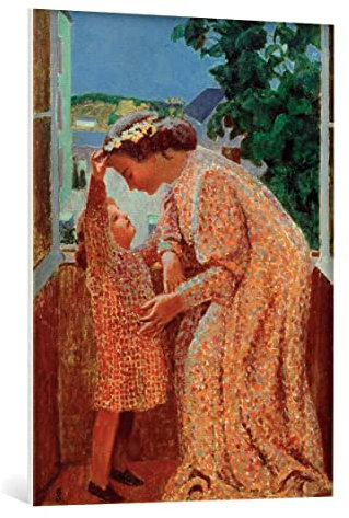 kunst für alle Leinwandbild: Maurice Denis Die Krone - hochwertiger Druck, Leinwand auf Keilrahmen, Bild fertig zum Aufhängen, 75x100 cm