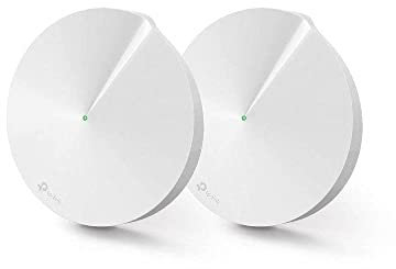 TP-Link Deco M5 Whole Home Mesh Wi-Fi System, Up to 3800 sq ft Coverage, Compatible with Amazon Echo/Alexa, Antivirus Security Protection and Parental Controls, Pack of 2