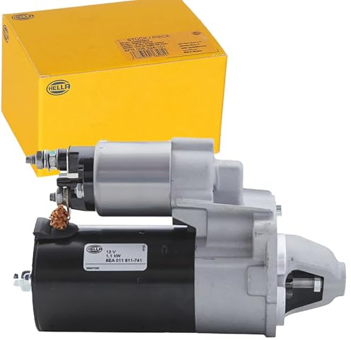 HELLA 8EA 011 611-741 Starter/Anlasser - 12V - 1.1kW | Kompatibel mit: ABARTH 500 / 595 / 695, PUNTO, PUNTO EVO, ALFA ROMEO GIULIETTA, GIULIETTA Kasten/Schrägheck, MITO, FIAT 500