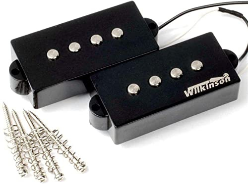 ZENGXUE 4 Saiten PB Elektrische Bassgitarre Pickup Vier Saiten P Bass Pickups Humbucker Tonabnehmer Set