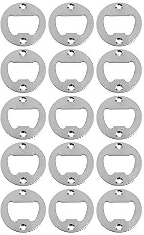 DOITOOL 15stücke Flaschenöffner Für Bierflasche Aus Kreativer Flaschenöffner Für Zuhause Und Küche Runder Mit Praktischem Design Leicht Zu Halten Verwenden Als Schlüsselanhänger Oder Gesch