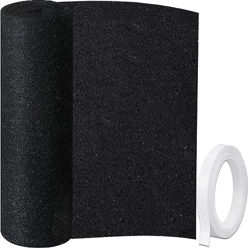 EATBALE Cut to Fit Carbon Filter Pad for Air Filters Charcoal Sheet fits Air Purifiers Air Conditioner Filters Range Hoods Furnace Filters removes Odor Replacement Parts Accessories 16 x 48 inches