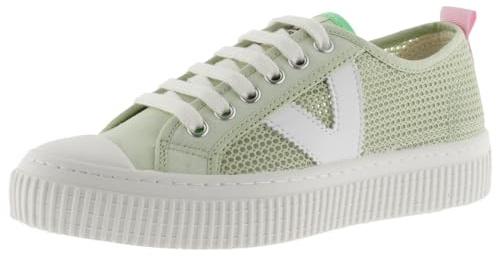 victoria Inglesas 1915 Re-Edition Rejilla & Logotipo En Contraste & Refuerzo Puntera 1176102 para Mujer Wasabi 37