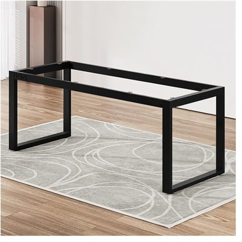 Tischbeine Metall, Tischkufen Metall, Möbelfüße Tischfüße, Moderne Stahl Tischbeine, Tisch Untergestell, Tisch Gestell, Tischgestell, Für Couchtisch Esstisch Wohnzimmertisch Schreibtisch ( Color : Bla