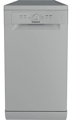 Hotpoint HF9E1B19SUK Slimeline Dishwasher - Silver