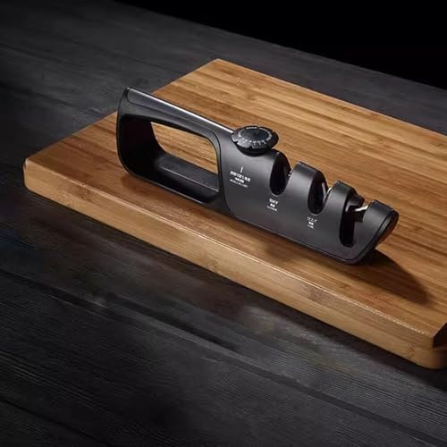 CHZDPP Home Knife Sharpening System Sharpeners Block, Handheld Mini Chef Knife and Scissor Sharpener Cleaver Sharpener, Professional Beginners Sharpening Steel