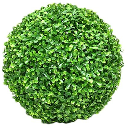 Chaies Künstliche Buchsbaumkugel, Deko Kugel Grün Künstlicher Buchsbaum Buxus Buchs-Baum Kugel Buchsbaum Buxus Künstliche Buchsbaumkugel Runde Dekopflanze Für Home Outdoor Dekoration
