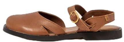 El Naturalista N5874 Arenisca, Sandalias Planas Mujer, Cuero, 41 EU Ancho