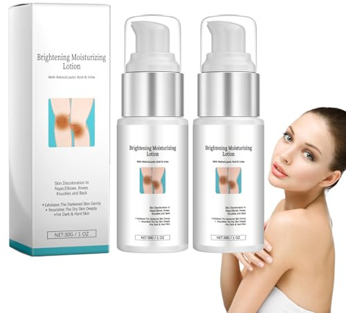 Hautaufhellungscreme Für Achselhöhlen, 2 Stück Creme Aufhellung Dunkler Haut, Bleichcreme Für Den Intimbereich, Aufhellungscreme, Bleaching Cream Für Achselhöhlen, Knie, Ellbogen